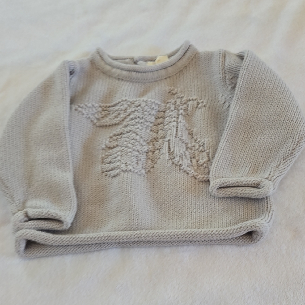 Cozy Gray Knit Sweater